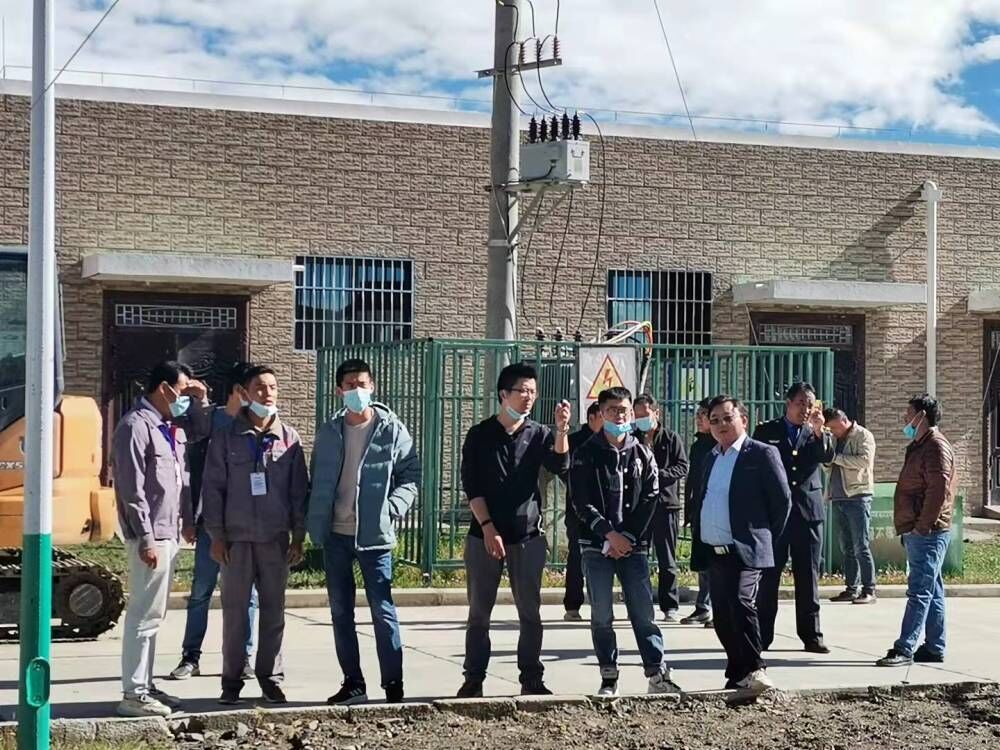 那曲市交叉檢查組團(tuán)隊(duì)蒞臨西藏日喀則市薩迦縣污水處理廠(chǎng)檢查工作